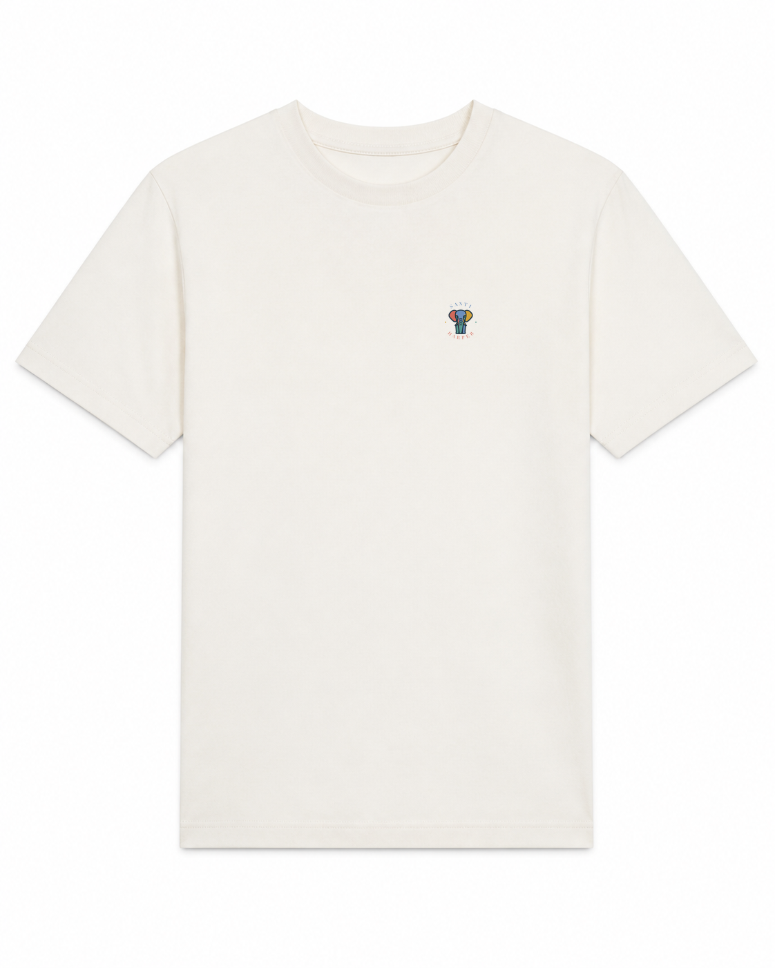 Off White Santi Harper Full Colour Elephant Emblem T-shirt front view