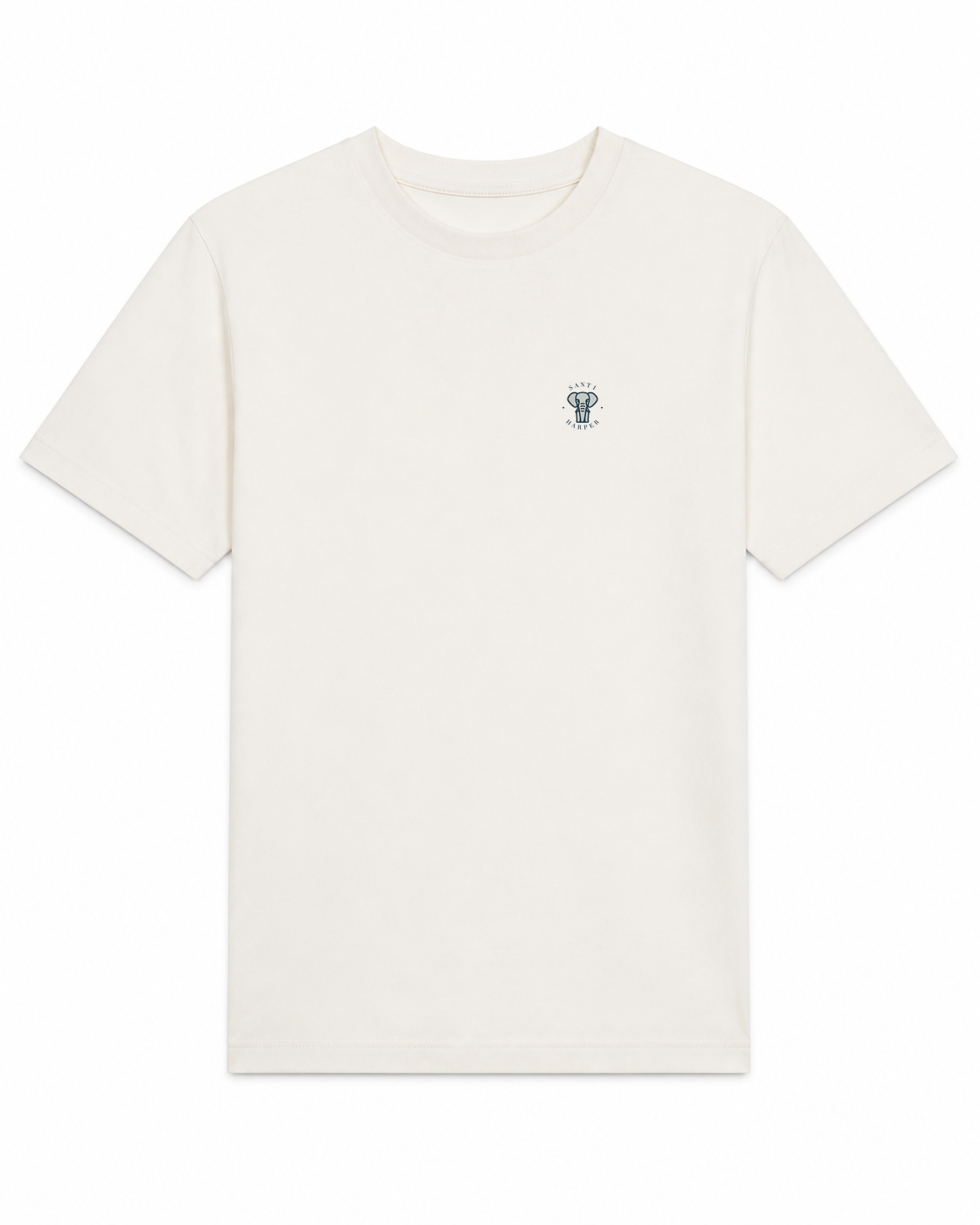 Off White Santi Harper Tonal Elephant Emblem T-shirt front view